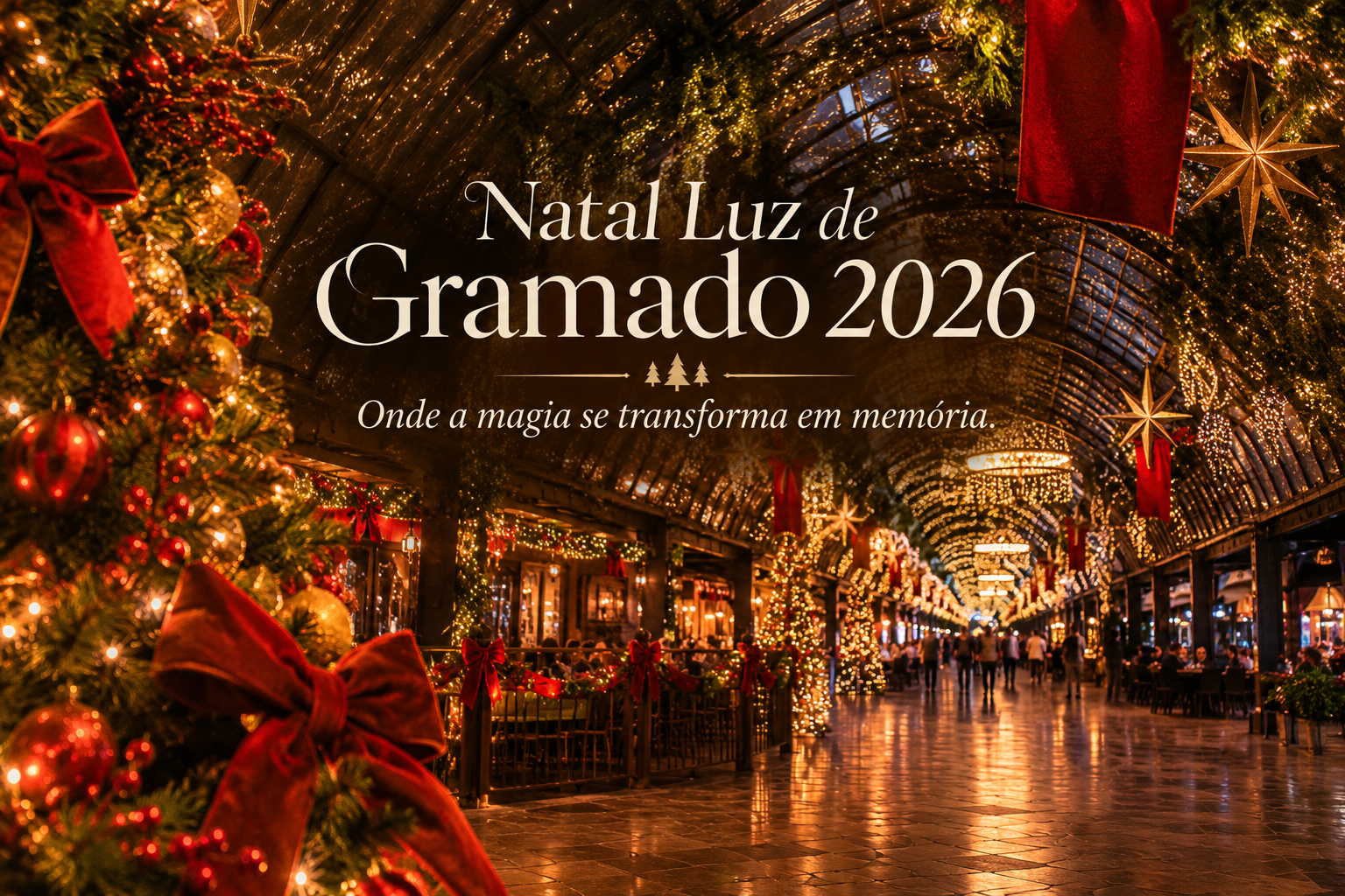 Foto Natal Luz de Gramado 2026 começa hoje: uma temporada de magia, encontros e memórias - Imagem 0